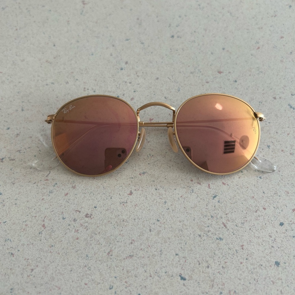 Ray Ban Round Flat Lenses